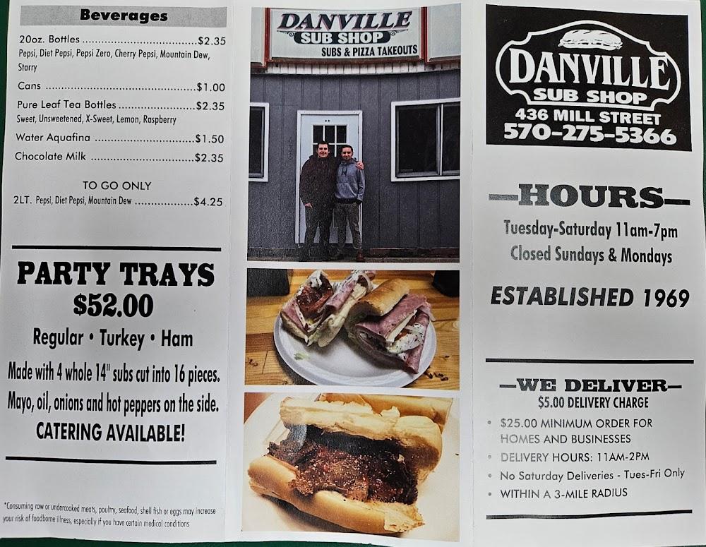 Danville Sub Shop Cans